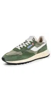 Autry Reelwind Sneakers In Nylon/crack Wht/mil