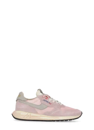 Autry Reelwind Low Sneakers In Pink