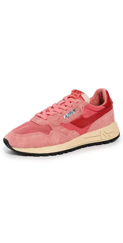 Autry Reelwind Low Sneakers Suede/net Prose/rubi