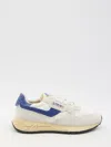 Autry 'reelwind Super Vintage' Grey Sneakers With Logo Patch On The Tongue And Contrasting Heel In White