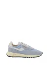 Autry 'reelwind' Light Bluelow Top Sneakers With Logo Patch On Tongue And Side In Wht/celblu