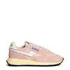 Autry Reelwind Almond-toe Low-profile Sneakers In Pink