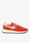 Autry Reelwind Low Nylon And Suede Sneakers