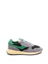Autry Mesh And Suede Sneakers With Rubber Sole In Gray