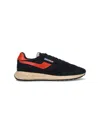 Autry Reelwind Low Sneakers In Black  