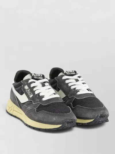 Autry Reelwind Low Top Sneakers Mesh Suede In Multi
