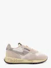 Autry Reelwind Low-top Suede And Nylon Sneakers With Used Effect