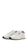 Autry Reelwind Low Water Resistant Sneaker In White/ White