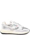 Autry Reelwind Metallic Leather Sneakers
