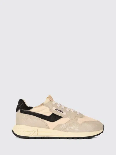 Autry Reelwind Low-top Trainers In Suede With Animal Print And Padded Ankle In Multi