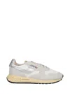 Autry Reelwind Nylon And Suede Sneakers In Animal Print