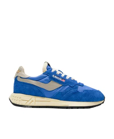 Autry Reelwind Panelled-design Sneakers In Blue