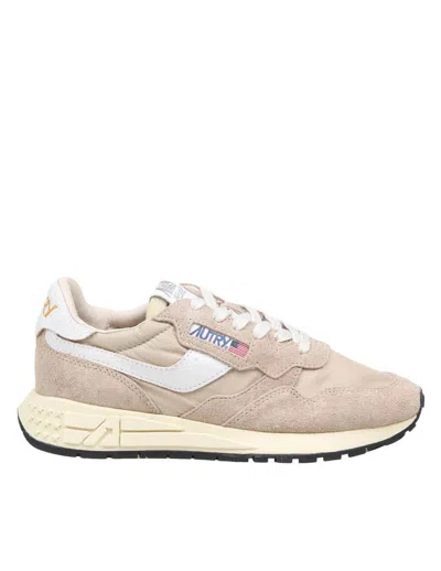 AUTRY AUTRY REELWIND RUNNING SNEAKERS IN SUEDE AND NYLON