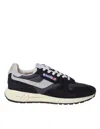 Autry Reelwind Running Sneakers In Suede And Nylon In Multicolor