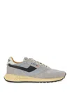 Autry Low-top Sneaker With Grey Suede Sneakers In Multi