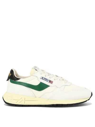 AUTRY AUTRY "REELWIND" SNEAKER WITH GREEN DETAILS