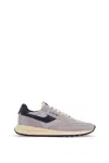 Autry Gray Suede And Nylon Reelwind Low Sneakers And Space