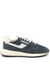 Autry 'reelwind' Blue Low Top Sneakers With Logo Patch On Tongue And Side And Logo Lettering On The Heel