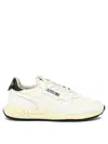 Autry Low Woman Leather Nylon Sneakers
