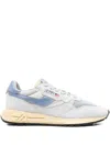 Autry Low-top Sneakers Rubber Sole Mesh Upper Suede Overlays In Blue