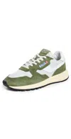 Autry Sneakers In Hair/nylon Cyprs/white