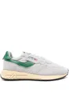 Autry Reelwind Super Vintage Grey Sneakers With Logo Patch On The Tongue And Contrasting Heel In Fabric An In Gray