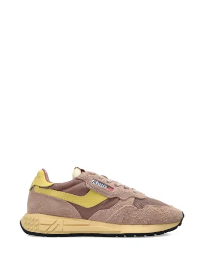 Autry Reelwind Lace-up Sneakers In Brown