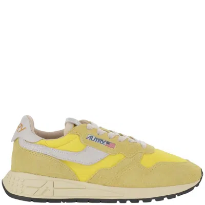 Autry Low Top Reelwind Sneakers In Yellow