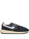 Autry Sporty Activewear Sneakers With Contrasting Logo Details In Black