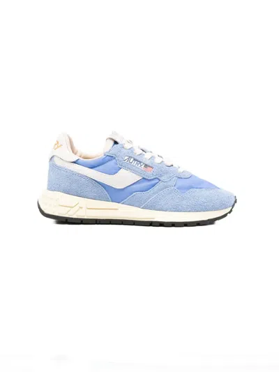 Autry Reelwind Suede Sneakers In Blue