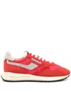Autry Sneakers Reelwind Low In Nylon And Suede Red In Red