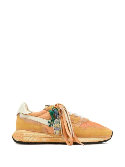 Autry Reelwind Super Vintage Low Sneakers In Orange
