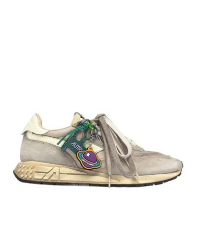 Autry Reelwind Super Vintage Low-top Sneakers In Gray