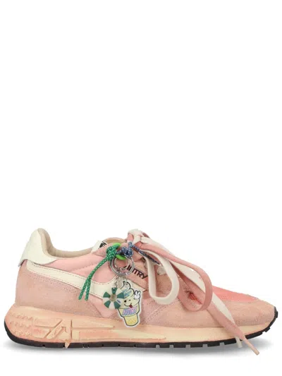 Autry Rellwind - Super Vintage Trainers In Pink