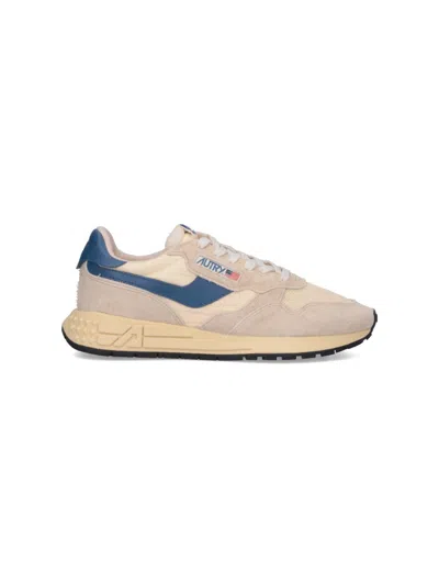 Autry Reelwind Super Vintage Sneakers Beige In Neutral