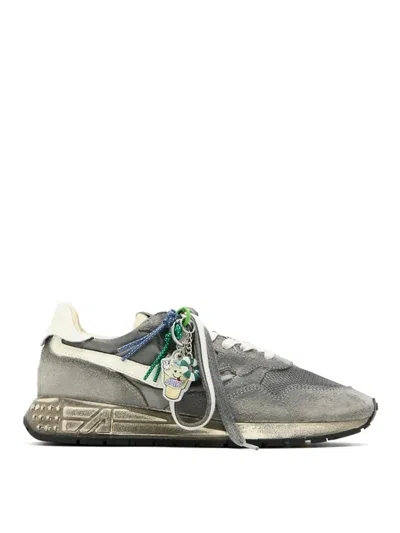 Autry Reelwind Super Vintage Lace-up Sneakers In Blue