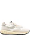 Autry Reelwind Sneakers In Gray With Suede