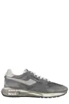 Autry Reelwind Supervintage Low Sneakers With Vintage Effect In Gray