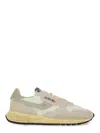 Autry Supervintage Suede Panels Rubber Sole Sneaker In Neutral
