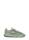 Autry Reelwind Metallic-panel Suede Sneakers In Green