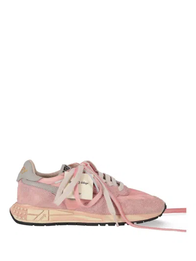 Autry Reelwind Sv Low Wom Sket/nyl In Pink