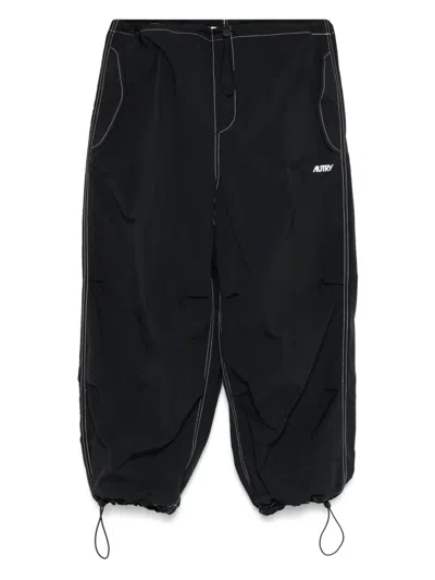 Autry Reflex Parachute Trousers In Black
