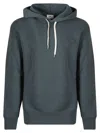 Autry Relaxed Fit Hoodie With Embroidered Logo And Classic Kangaroo Pocket In Green
