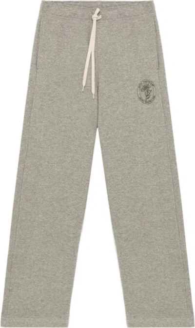 Autry Relaxed Fit Sweatpants With Drawstring Waist For Women In Gray