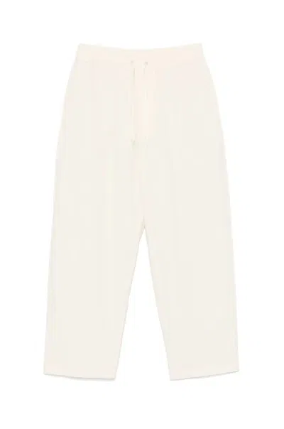 Autry Relaxed-fit Unisex Pants With Elastic Waistband In Neutral
