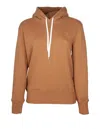 Autry Relaxed Fit Walnut Hoodie In Brown