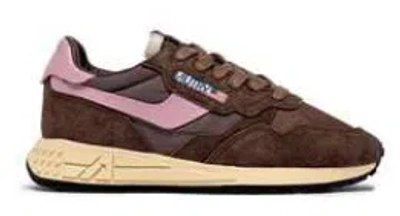 Autry Retro-inspired Brown Suede Sneakers With Chunky Sole