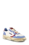 Autry Sup Vint Leather Sneakers In Metallic