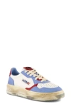 Autry Sup Vint Leather Sneakers In Metallic