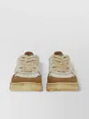 Autry Low Sneaker With Perforated Detailing And Contrast Panel